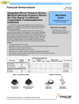 MPX4250A, Integrated Silicon Pressure Sensor Manifold Absolute