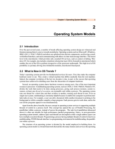 2. Operating System Models