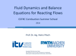 Lecture 3 - Fluid Dynamics and Balance Equations