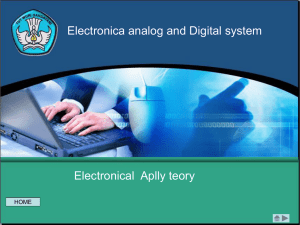 KK1 Electronica analog and Digital system