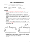 Ohm's Law Lab