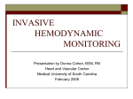 Invasive Hemodynamic for Prep and Recove