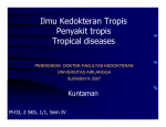 Ilmu Kedokteran Tropis Penyakit tropis Tropical