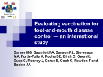 Evaluating vaccination for fmd control - an international study, M.G.Garne r