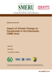 Impact of Climate Change on Households in the Indonesian