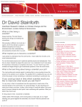 An interview with David Stainforth