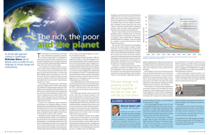 The rich, the poor and the planet