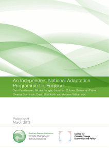 An Independent National Adaptation Programme for England (625 kB) (opens in new window)