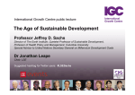 The Age of Sustainable Development (pdf)