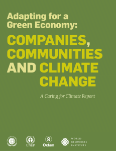 Adapting for a green economy updated