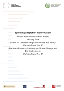 Spending adaptation money wisely: Working Paper 37 (opens in new window)