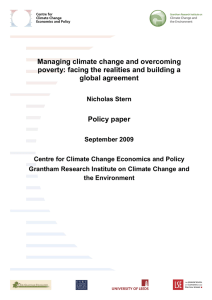 Managing climate change and overcoming poverty: facing the realities and building a global agreement (455 kB) (opens in new window)