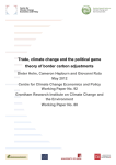 Trade, climate change and the political game theory of border carbon adjustments: Working Paper 80 (573 kB) (opens in new window)