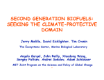 "Second Generation Biofuels: Seeking the Climate-Protective Domain"