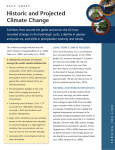 FACT SHEET #4: Historic and Projected Climate Change