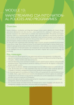 CSA Sourcebook Module 13: Mainstreaming CSA into national policies and programmes