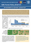 Investment in forest resources