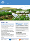 Genetic Resources For Food Security and Nutrition