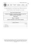 CGRFA/WG-FGR-3/14/5 - Rev.1 - Genetic Diversity and Climate Change