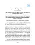 FAO - NWP: Adaptation Planning and Strategies 2009 (pp. 42-50)