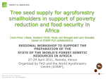 Tree seed supply for agroforestry smallholders in support of poverty reduction and food security