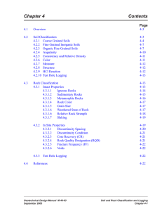 wsdot soil and rock properties