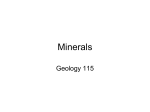 Lecture 6.5 Minerals