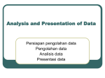 Analysis and Presentation of Data :