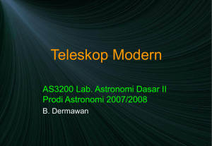 Teleskop Modern