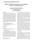 Effects of Biased Group Selection on Cooperative Predation in Digital Organisms (poster summary)