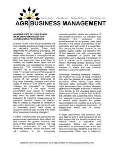 Another view of long-range marketing strategies for agribusiness industry