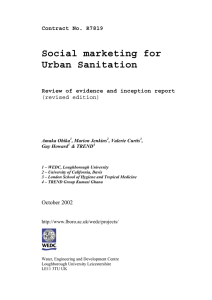 OBIKA ET AL 2002 Social Marketing for Urban Sanitation