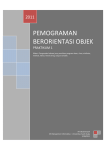 Bahan Praktikum PBO - Informatika Unsyiah