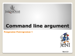 Command line argument