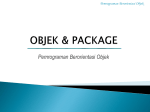 3 OBJEK AND PACKAGES