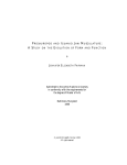 Prosauropod and Iguanid Jaw Musculature: A Study on the Evolution of Form and Function