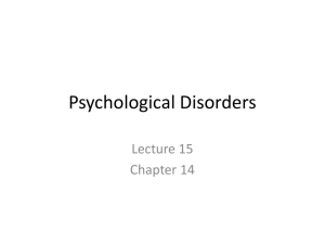 L15PsychologicalDisorders