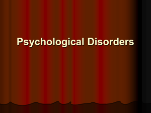 Ch.14-Psych. Disorders