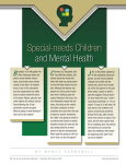 Special-needs Children and Mental Health