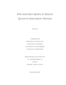 Few-Electron Qubits in Silicon Quantum Electronic Devices