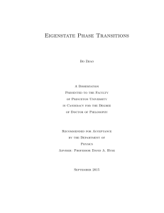 Eigenstate Phase Transitions