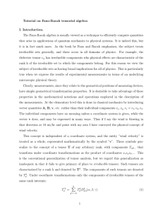 Fano-Racah Tensorial Algebra