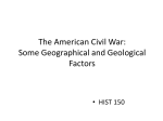 History Lecture 6a Civil War