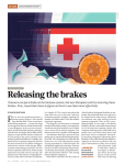 "Releasing the breaks - Tumors can put a brake on the immune system, but new therapies work by removing these brakes."