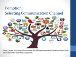 6.2 promotion-selecting communication channels