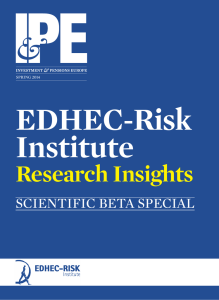 IPE EDHEC-Risk Research Insights Spring 2014