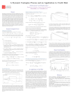 A dynamic contagion process and an application to credt risk