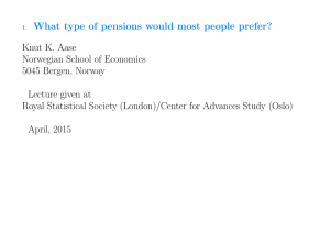 What type of p ensions would most people prefer? ( Life insurance and pension contracts II: the life cycle model with recursive utility)