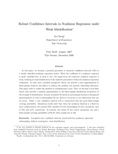 Robust Confidence Intervals in Nonlinear Regression under Weak Identification