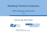 Lecture 10 - Modeling Turbulent Combustion